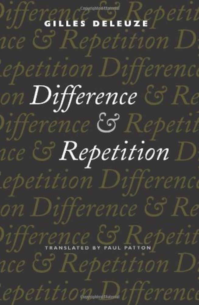 Difference and Repetition, Paperback fotografia produsului