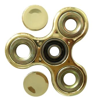 Fidget Spinner cromat, auriu